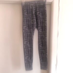 ❤️Nike Just Do It Grey Print Leggings Size S